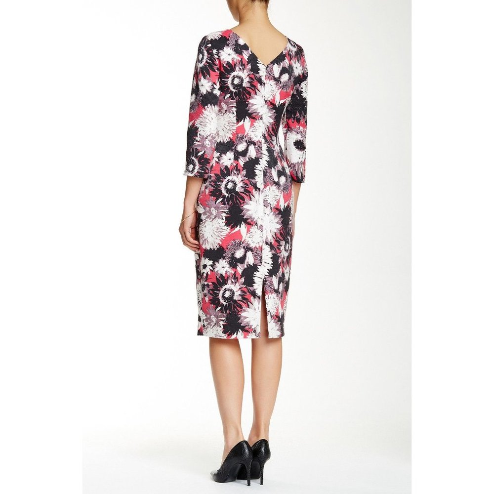 🆕 Debbie Shuchat Cutout Yoke Floral Print Dress 8 - Picture 2 of 8